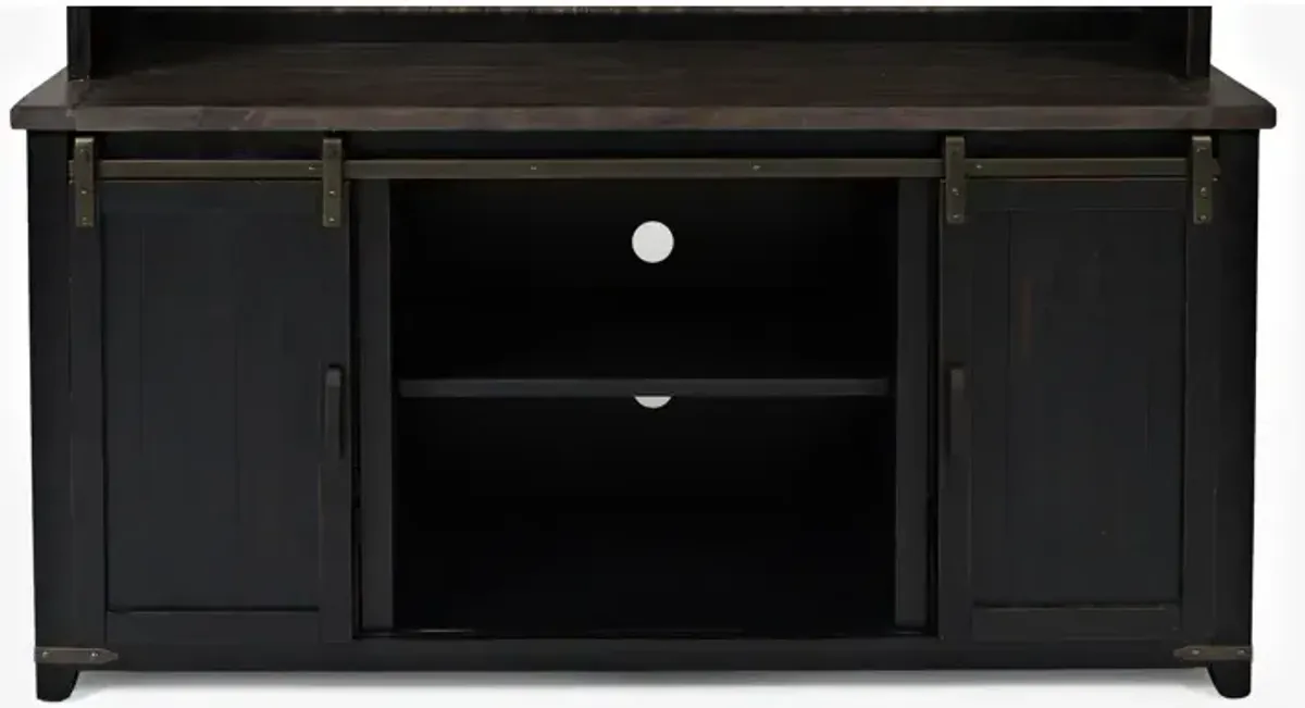 Madison County 70" Barn Door Server - Vintage Black
