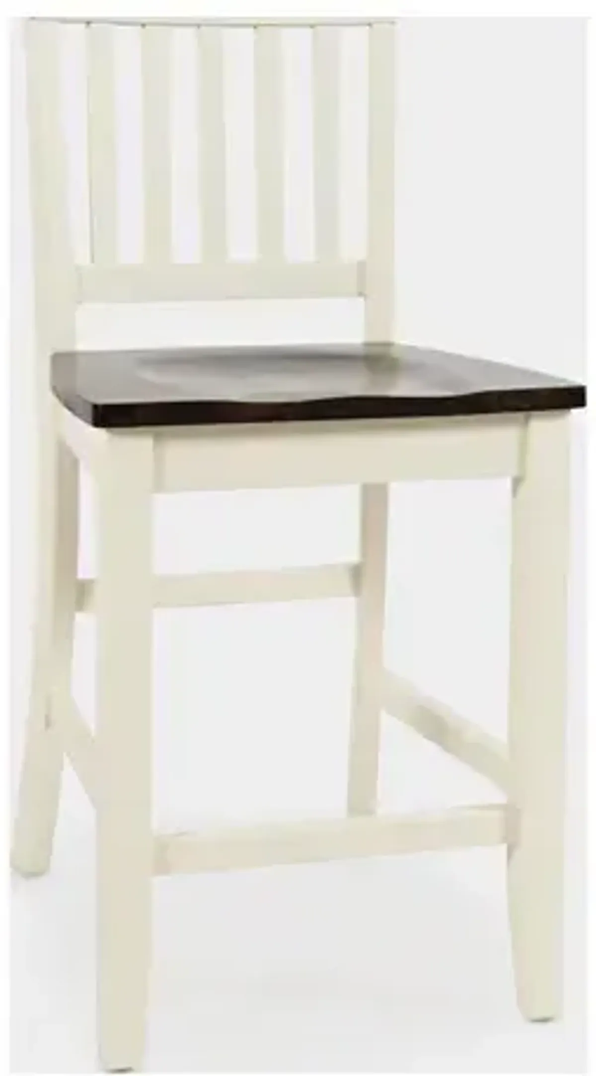 Decatur Lane Counter Stool - White