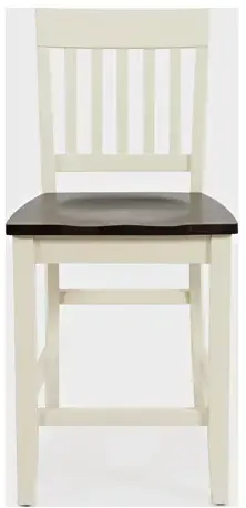 Decatur Lane Counter Stool - White