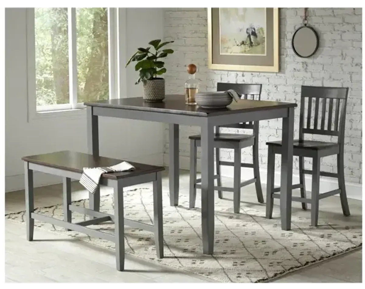 Decatur Lane 4 Pack Counter Height Dining Set - Grey