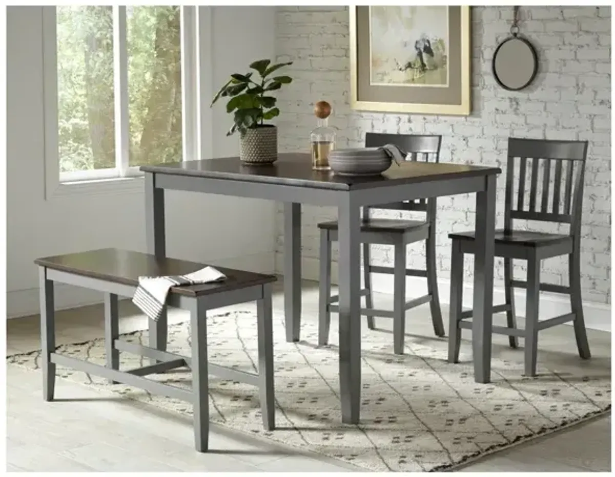 Decatur Lane 4 Pack Counter Height Dining Set - Grey