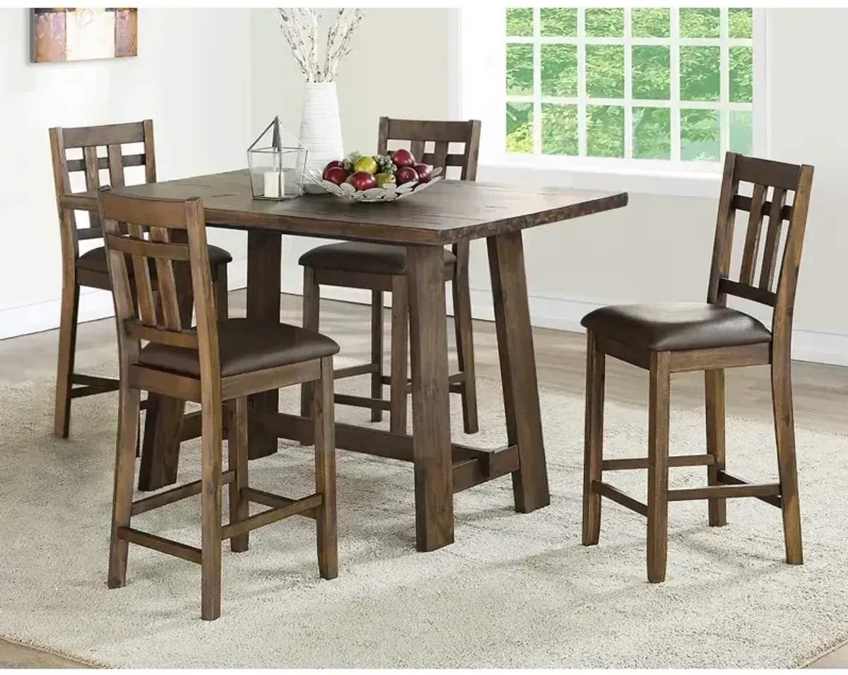 Saranac 5 PC Counter Height Dining Set