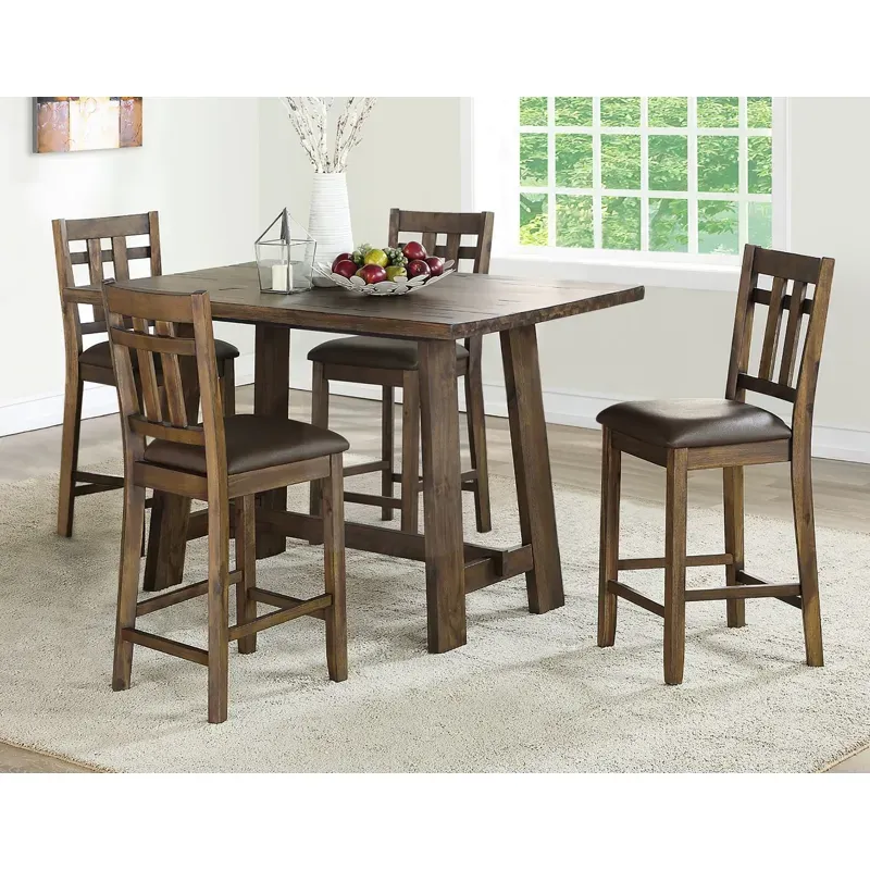 Saranac 5 PC Counter Height Dining Set