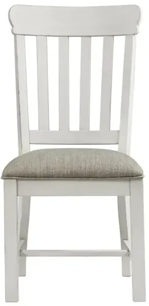 Drake Side Chair Slat Back w/Cushion Seat