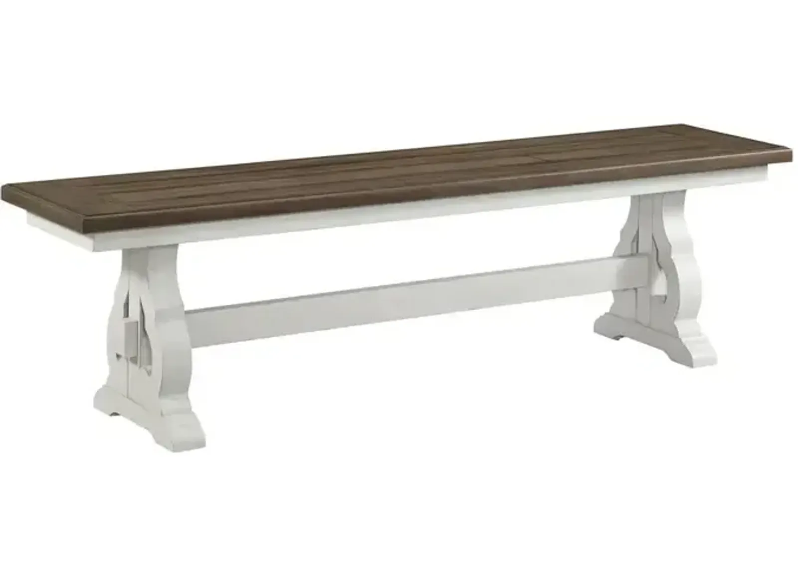 Drake Dining Bench w/Wood Seat