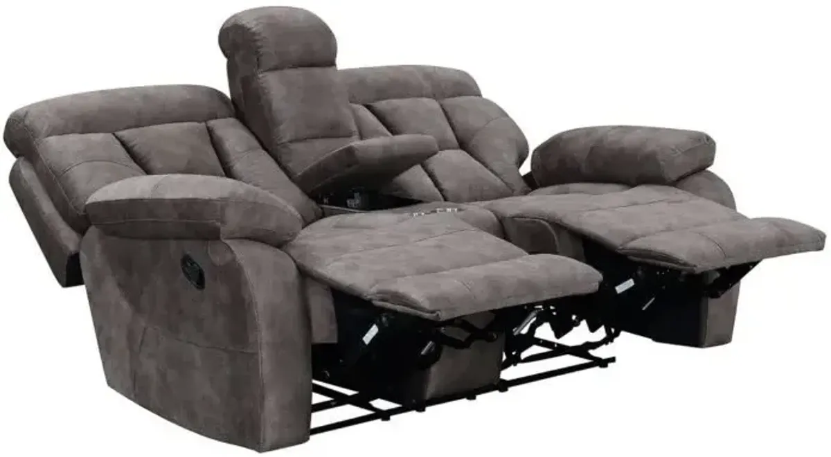 Bogata Manual Reclining Console Loveseat