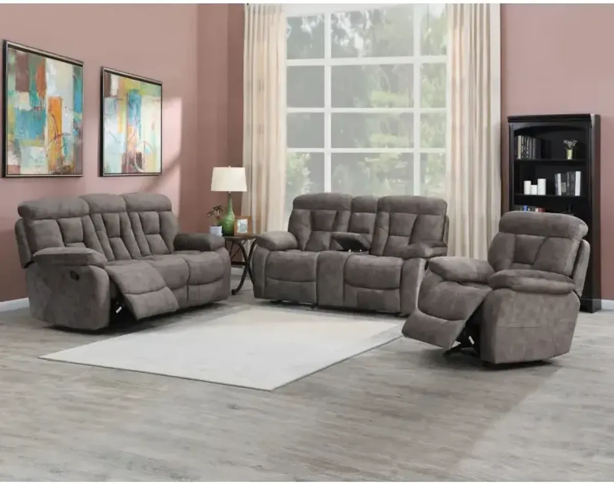 Bogata Manual Reclining Console Loveseat