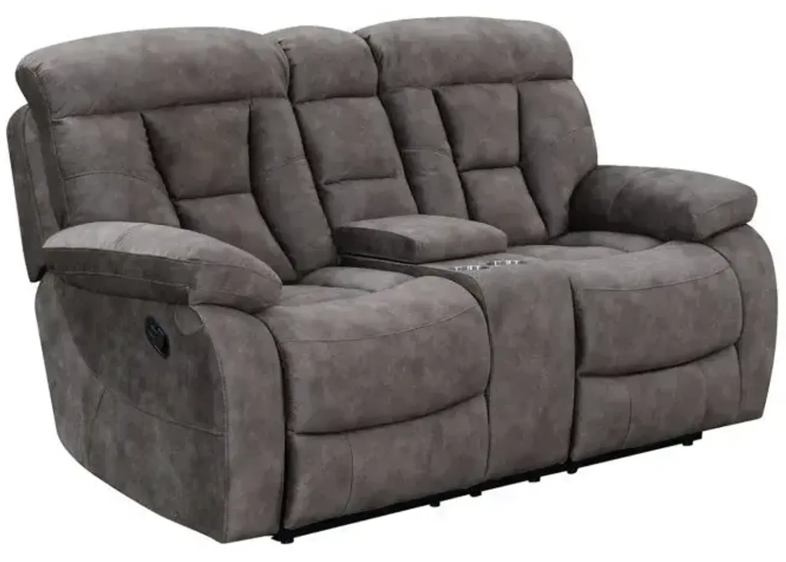 Bogata Manual Reclining Console Loveseat