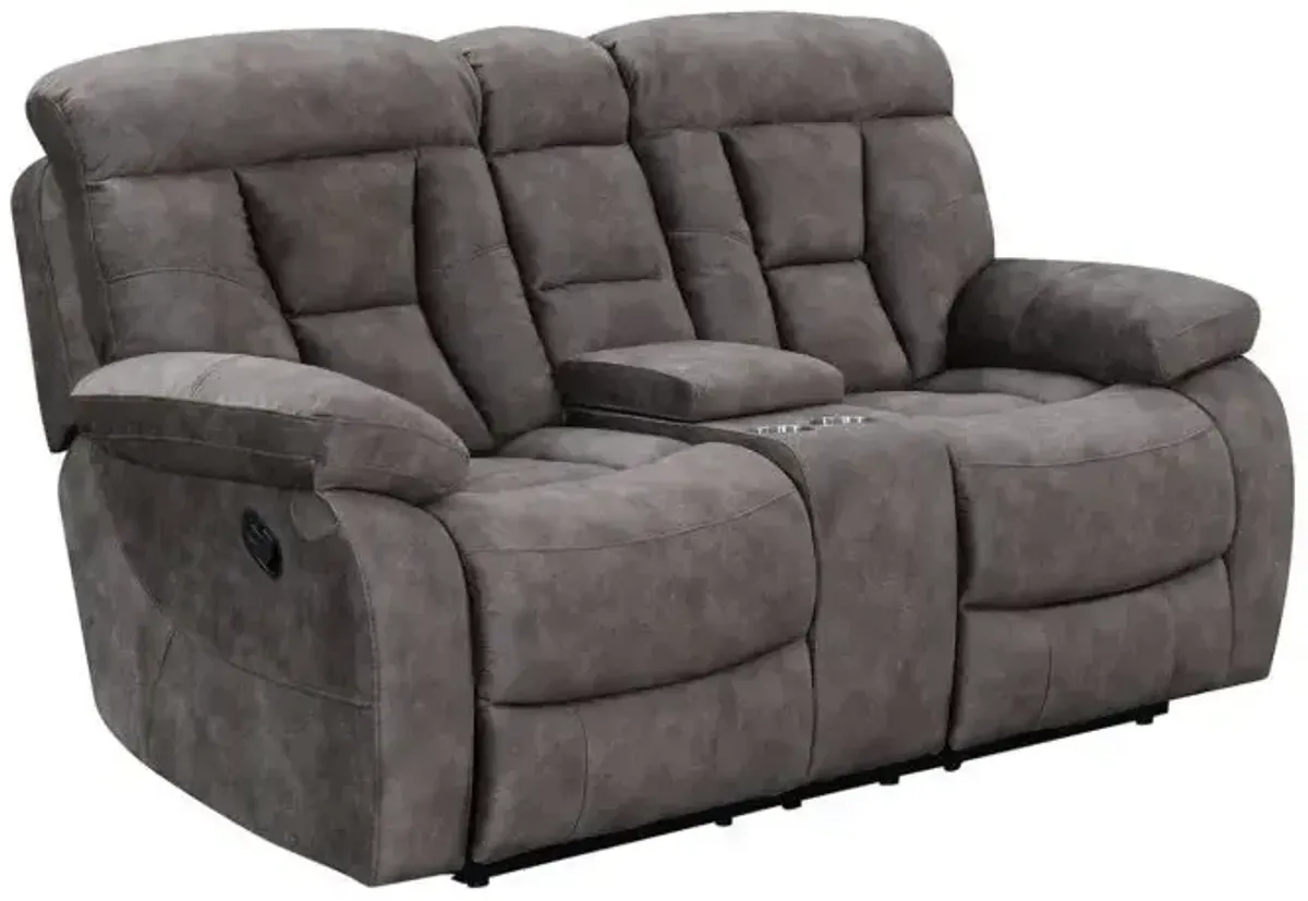 Bogata Manual Reclining Console Loveseat