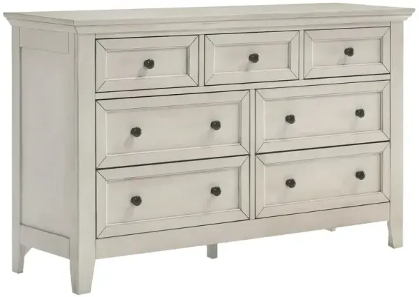 San Mateo Youth Dresser - Rustic White