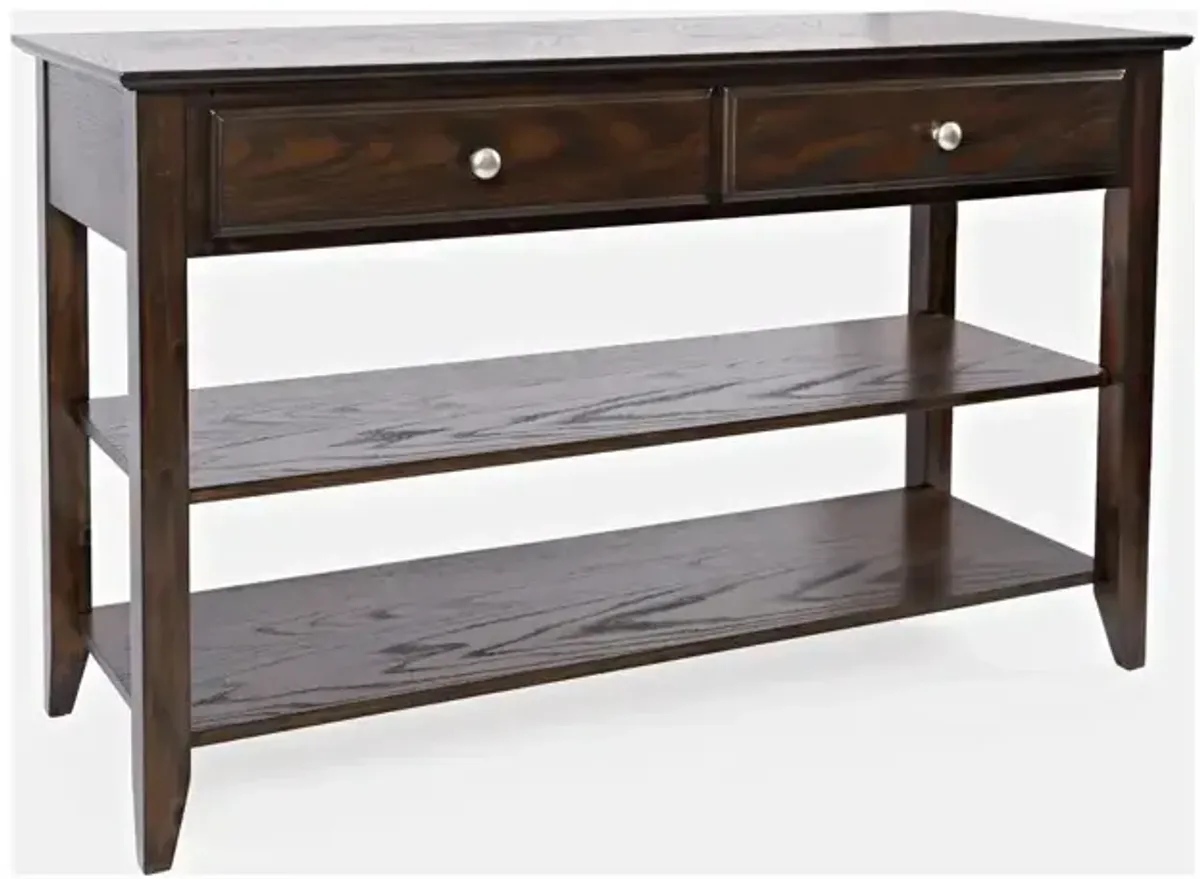 Espresso Sofa Table