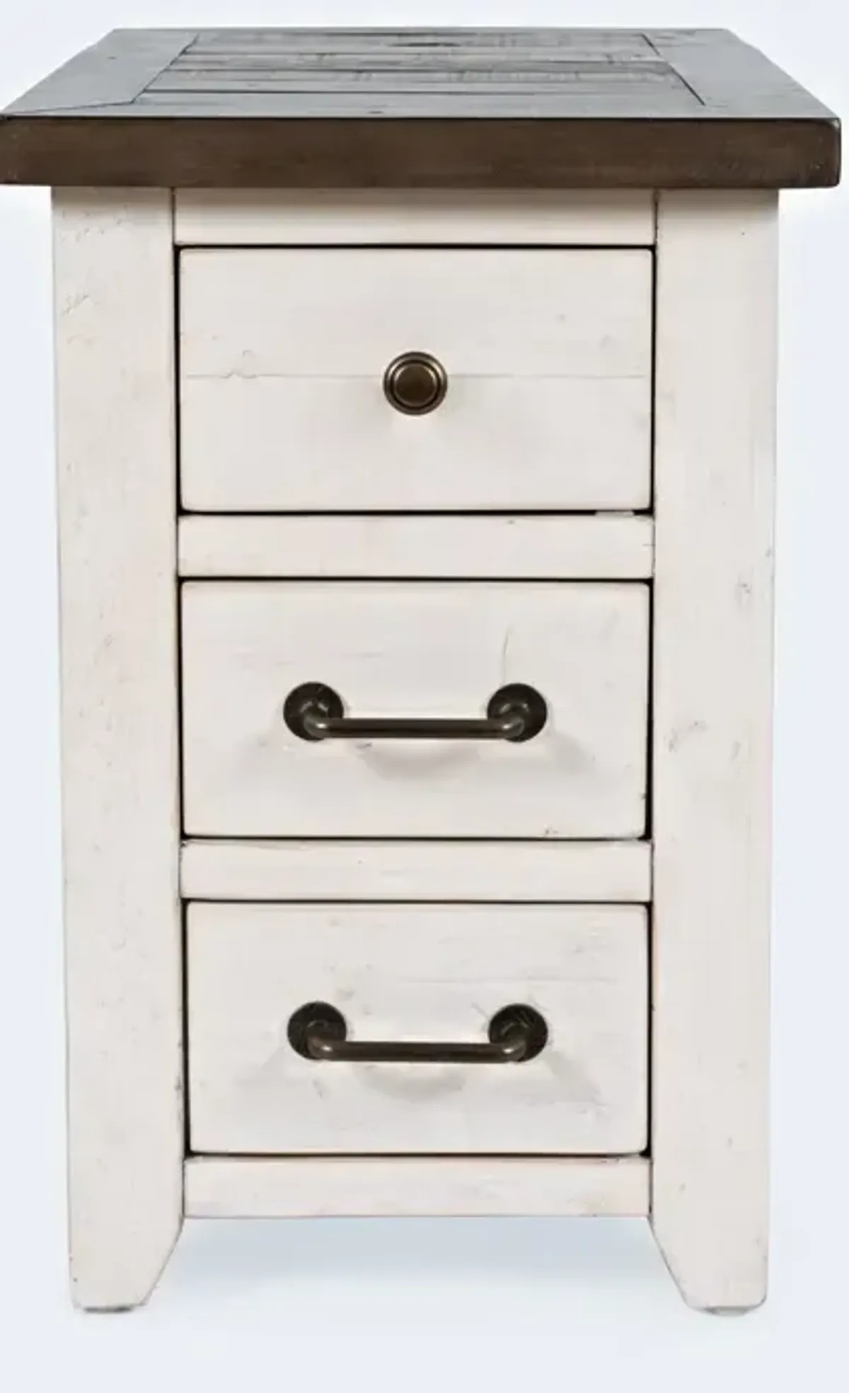 Madison County Power Chair Side - Vintage White