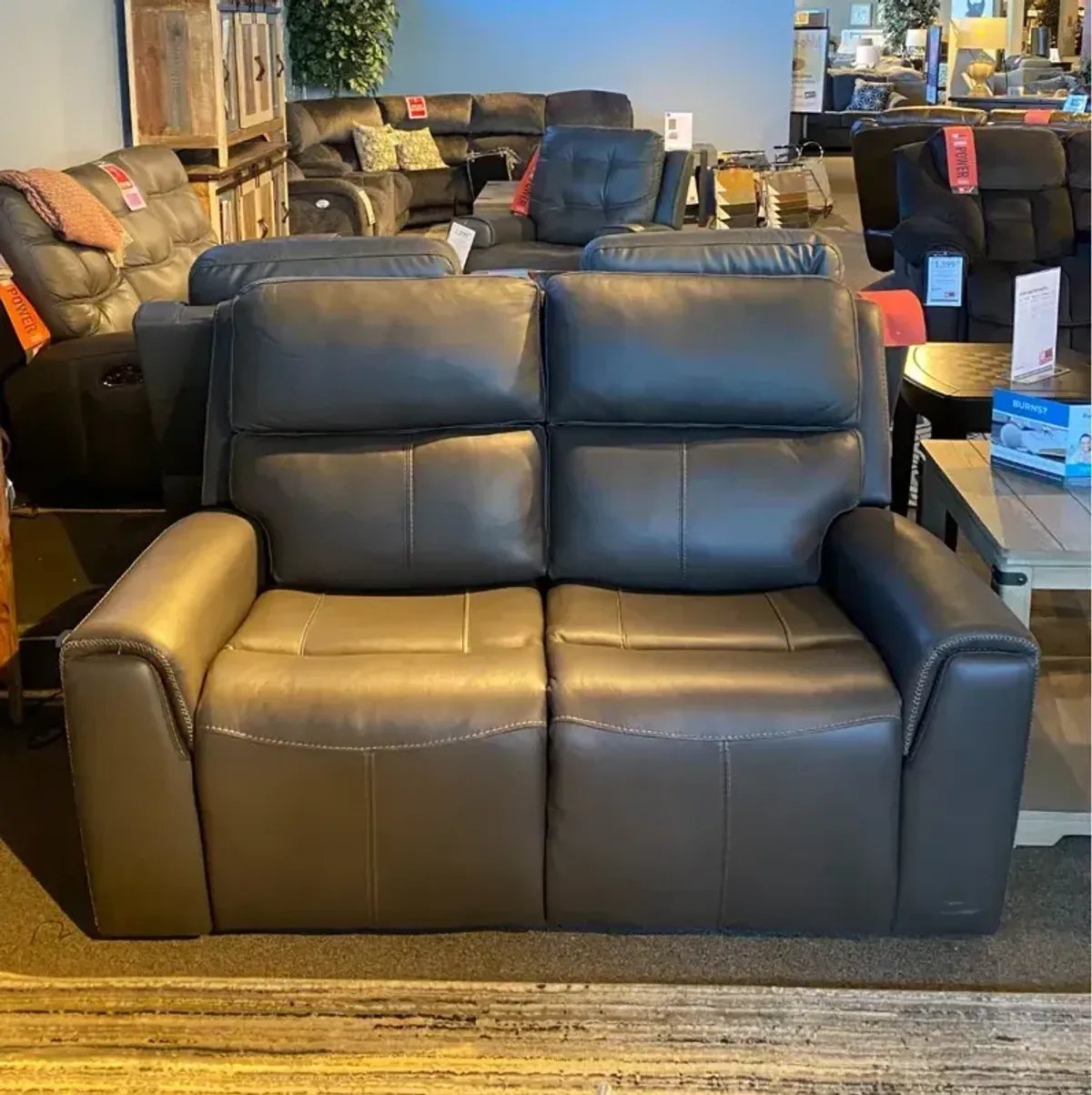 Jarvis Power Reclining Loveseat with Power Headrests