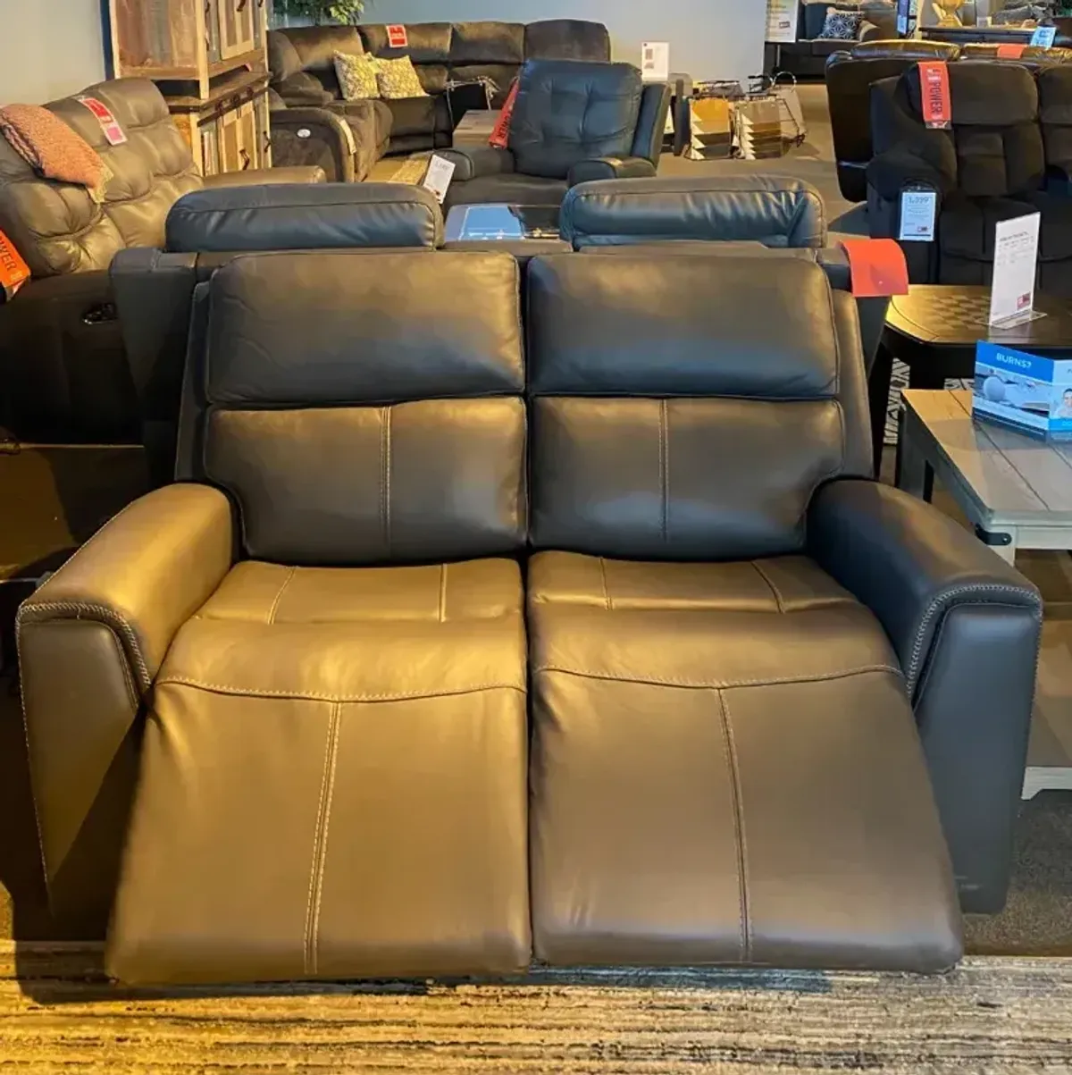 Jarvis Power Reclining Loveseat with Power Headrests