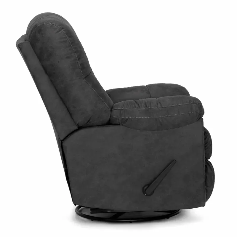 Connery Swivel Rocker Recliner - Amargo Slate