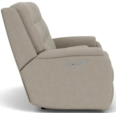 Arlo Power Reclining Loveseat with Console & Power Headrests & Lumbar