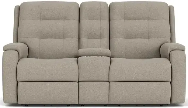 Arlo Power Reclining Loveseat with Console & Power Headrests & Lumbar