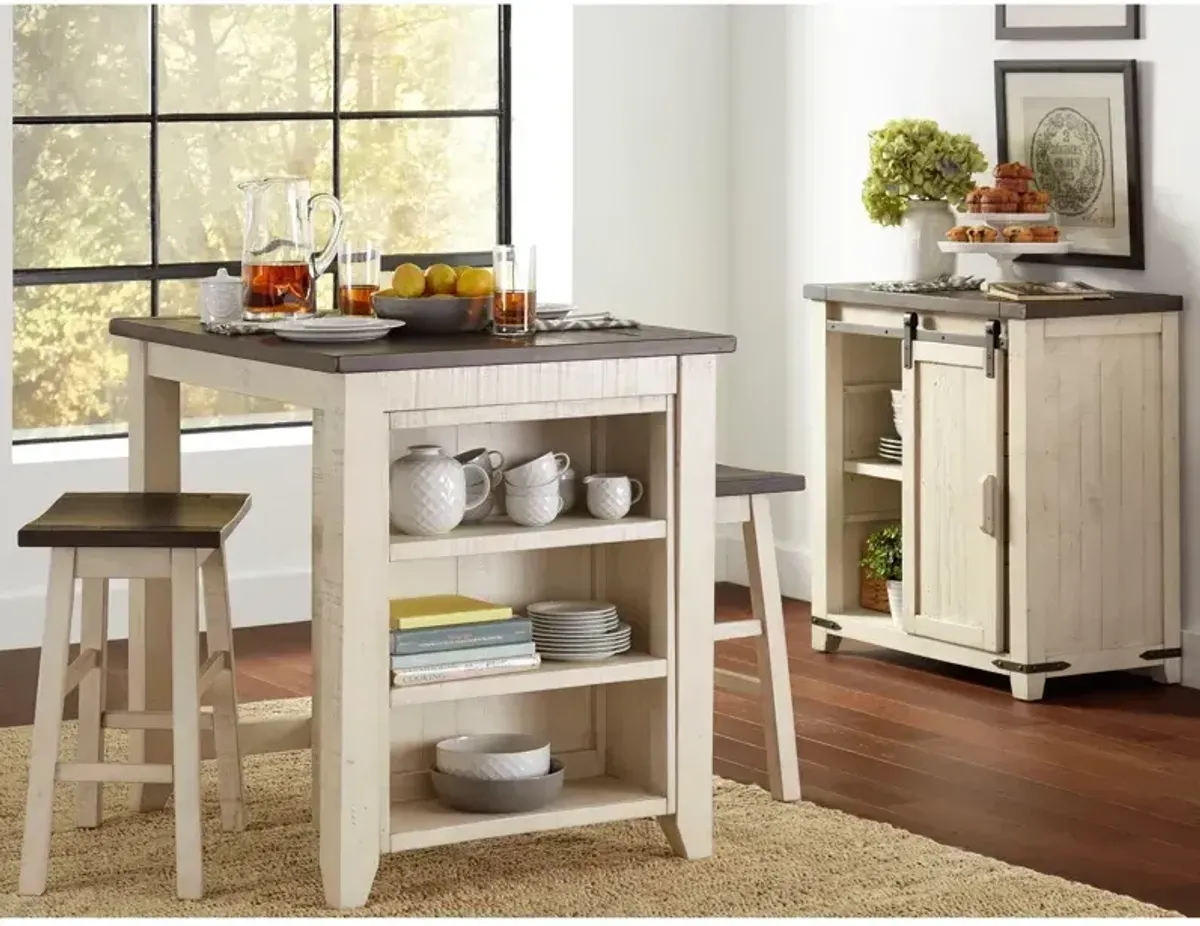 Madison County 3 Piece Counter Height Table Set