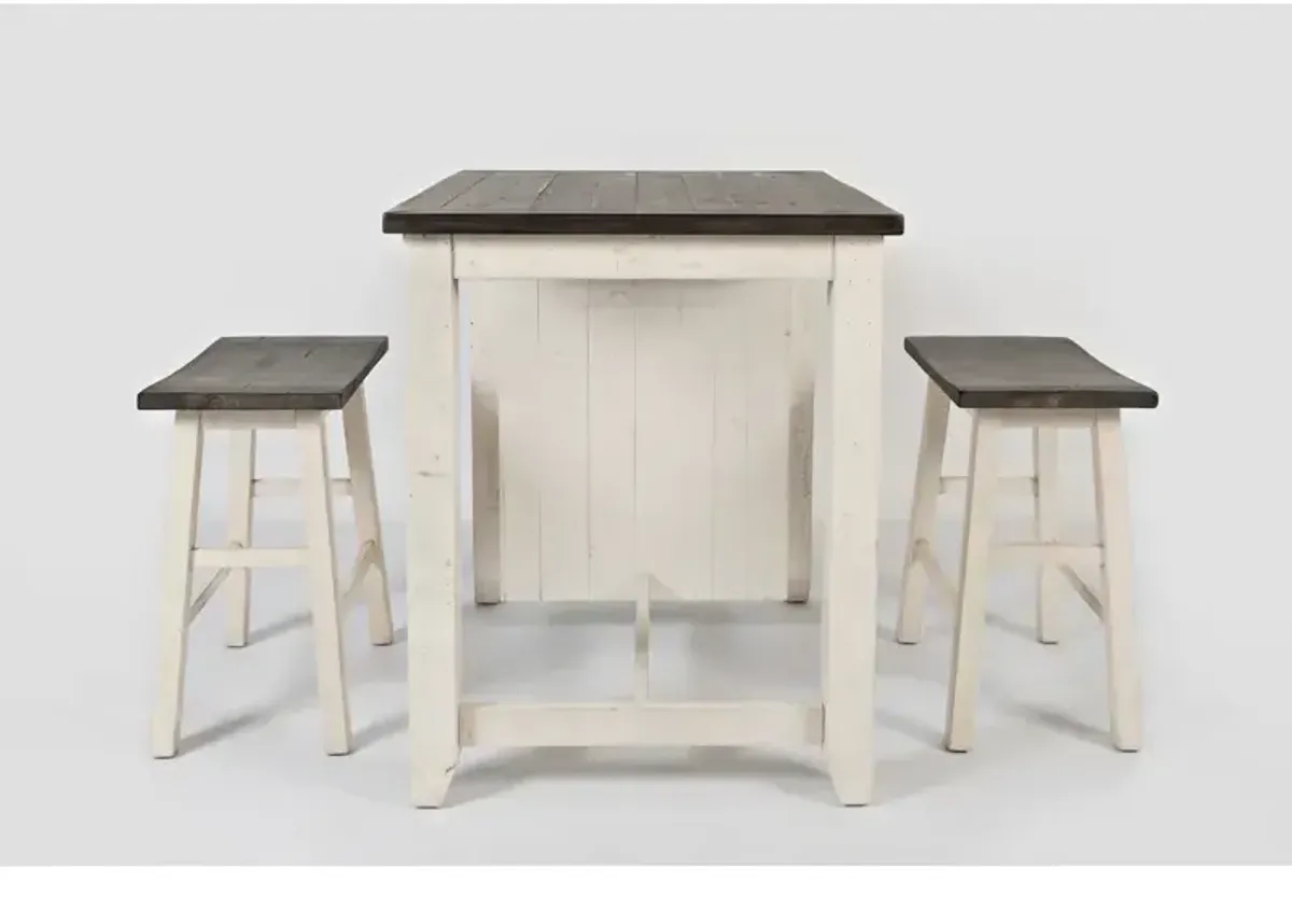 Madison County 3 Piece Counter Height Table Set