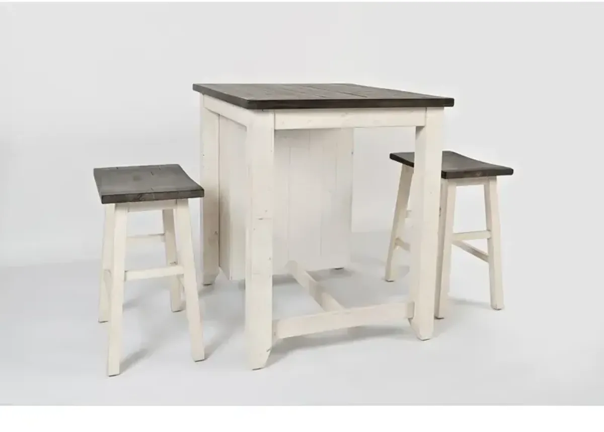 Madison County 3 Piece Counter Height Table Set