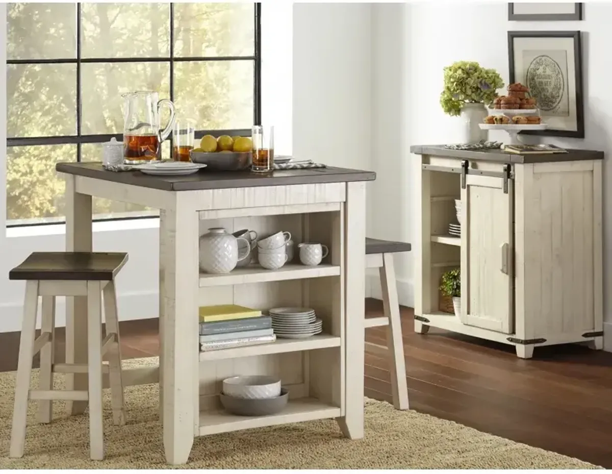 Madison County 3 Piece Counter Height Table Set