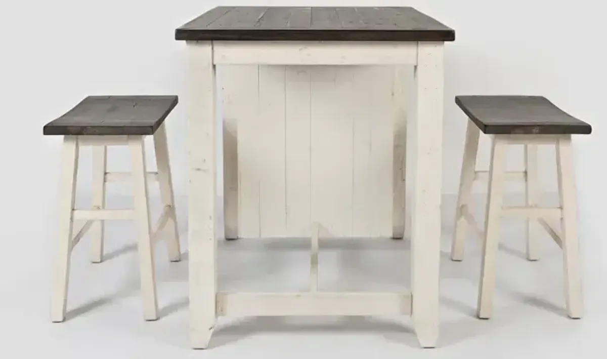 Madison County 3 Piece Counter Height Table Set