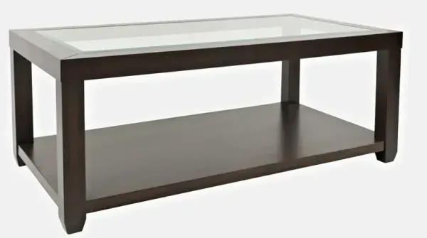 Urban Icon Rectangle Castered Cocktail Table - Merlot