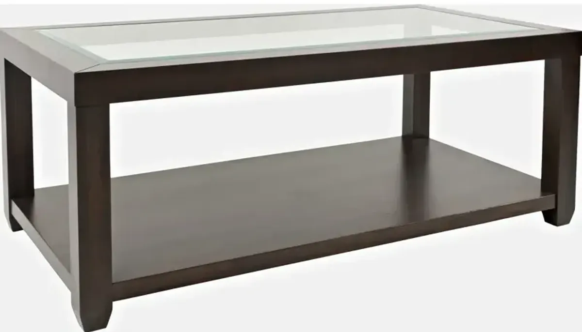 Urban Icon Rectangle Castered Cocktail Table - Merlot