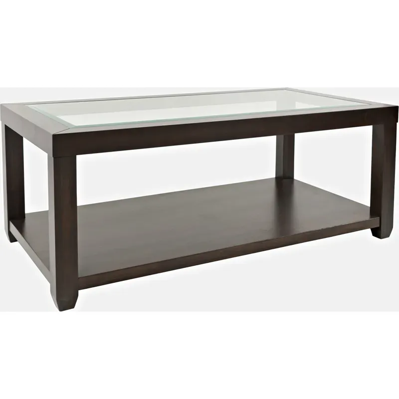 Urban Icon Rectangle Castered Cocktail Table - Merlot
