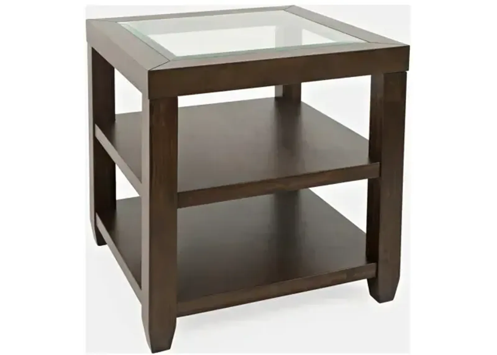 Urban Icon End Table - Merlot