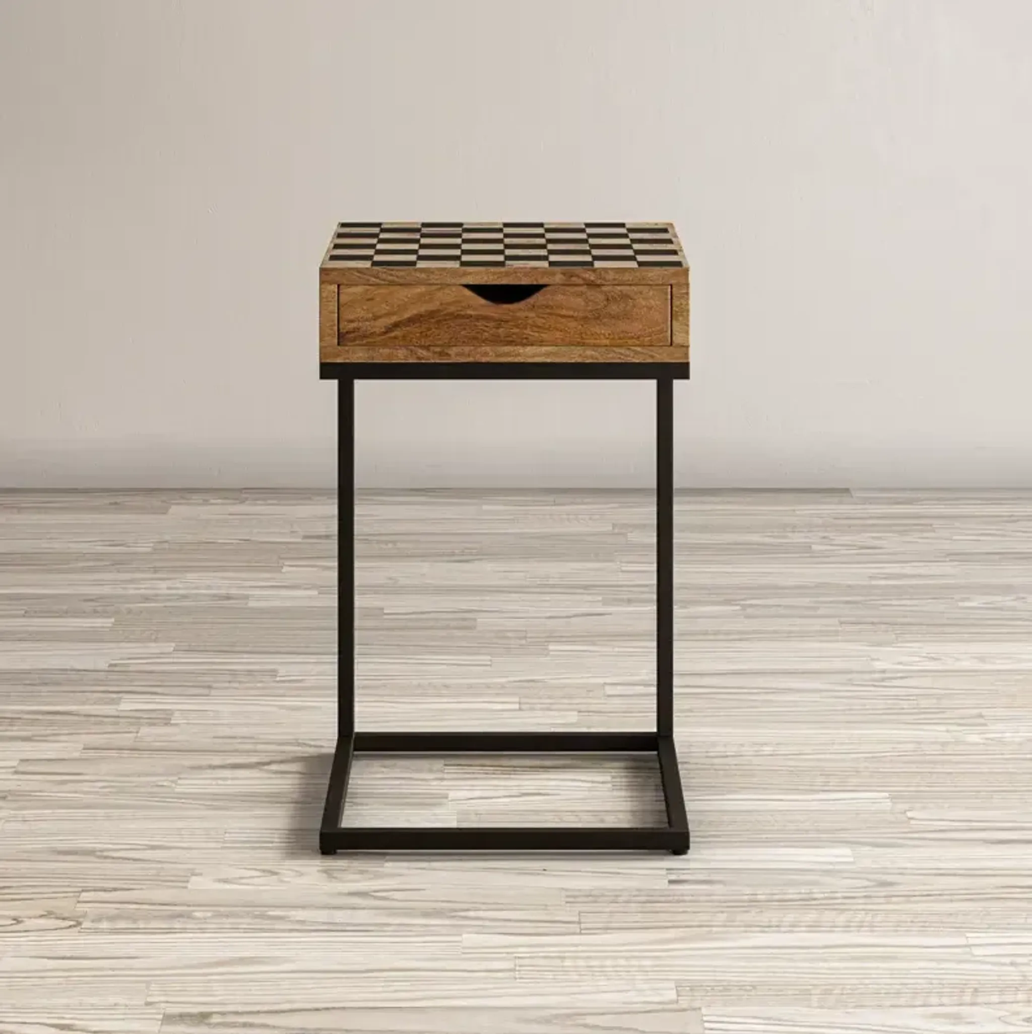 Global Archive Checkerboard C Table Old Brick Furniture Mattress ...