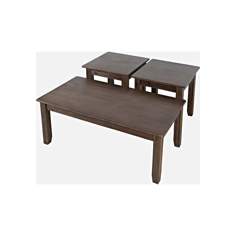 Eros 3 PC Occasional Table Set - Chestnut