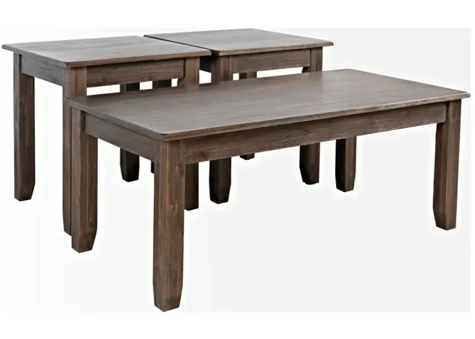 Eros 3 PC Occasional Table Set - Chestnut