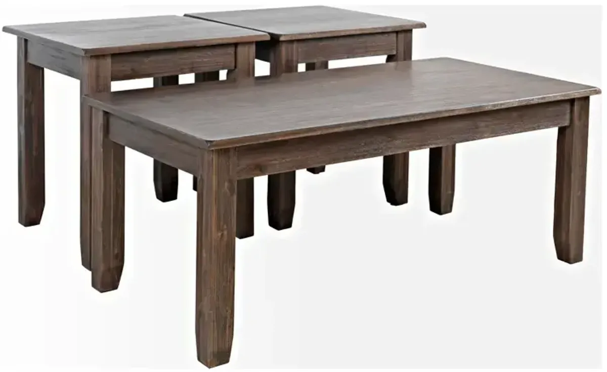 Eros 3 PC Occasional Table Set - Chestnut