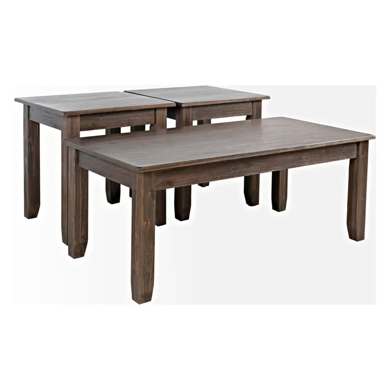 Eros 3 PC Occasional Table Set - Chestnut