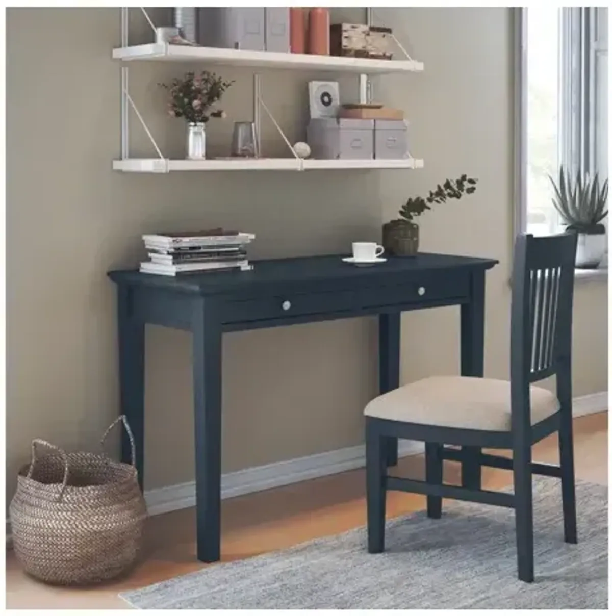 Craftsman Power Desk - Navy Blue