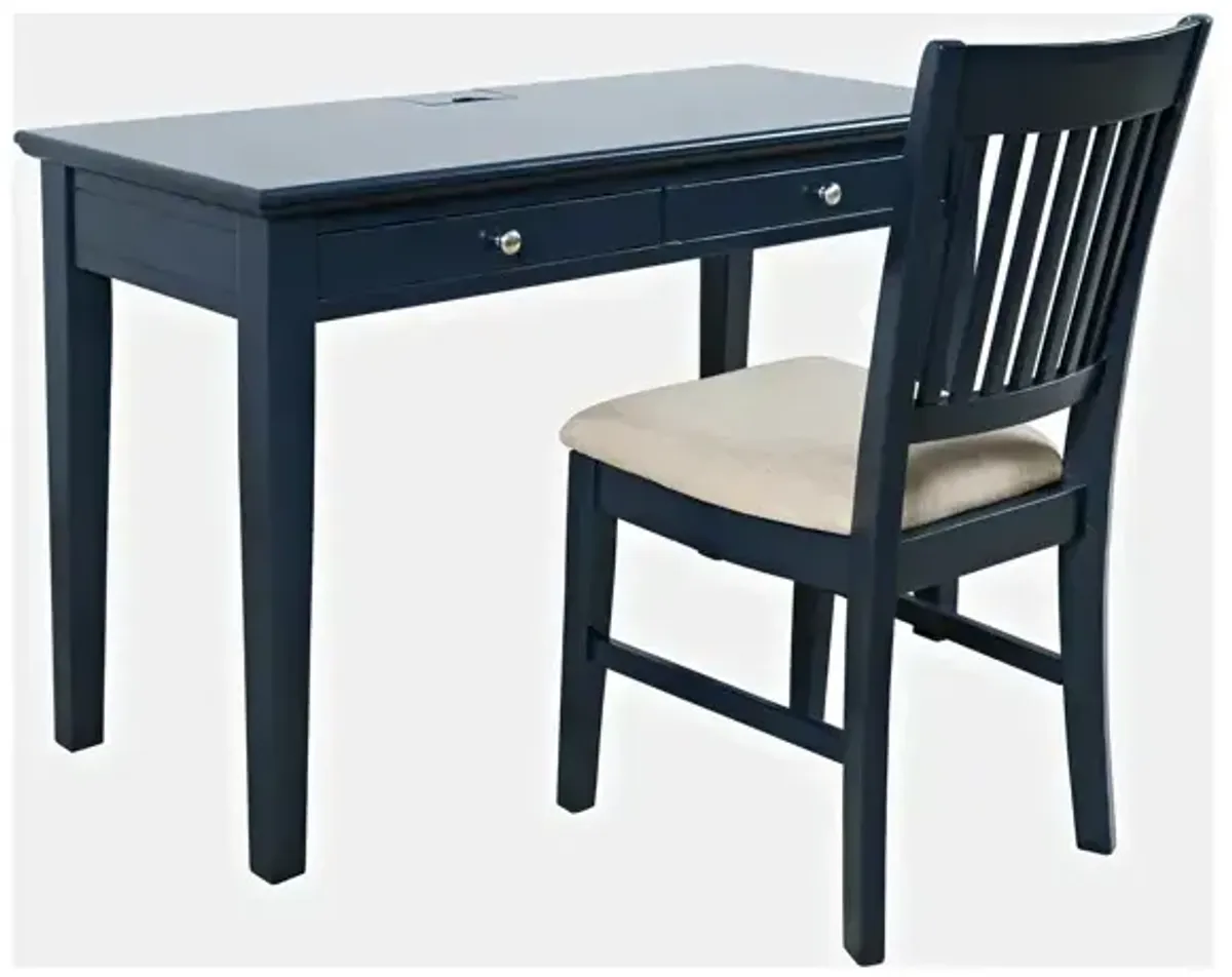 Craftsman Power Desk - Navy Blue