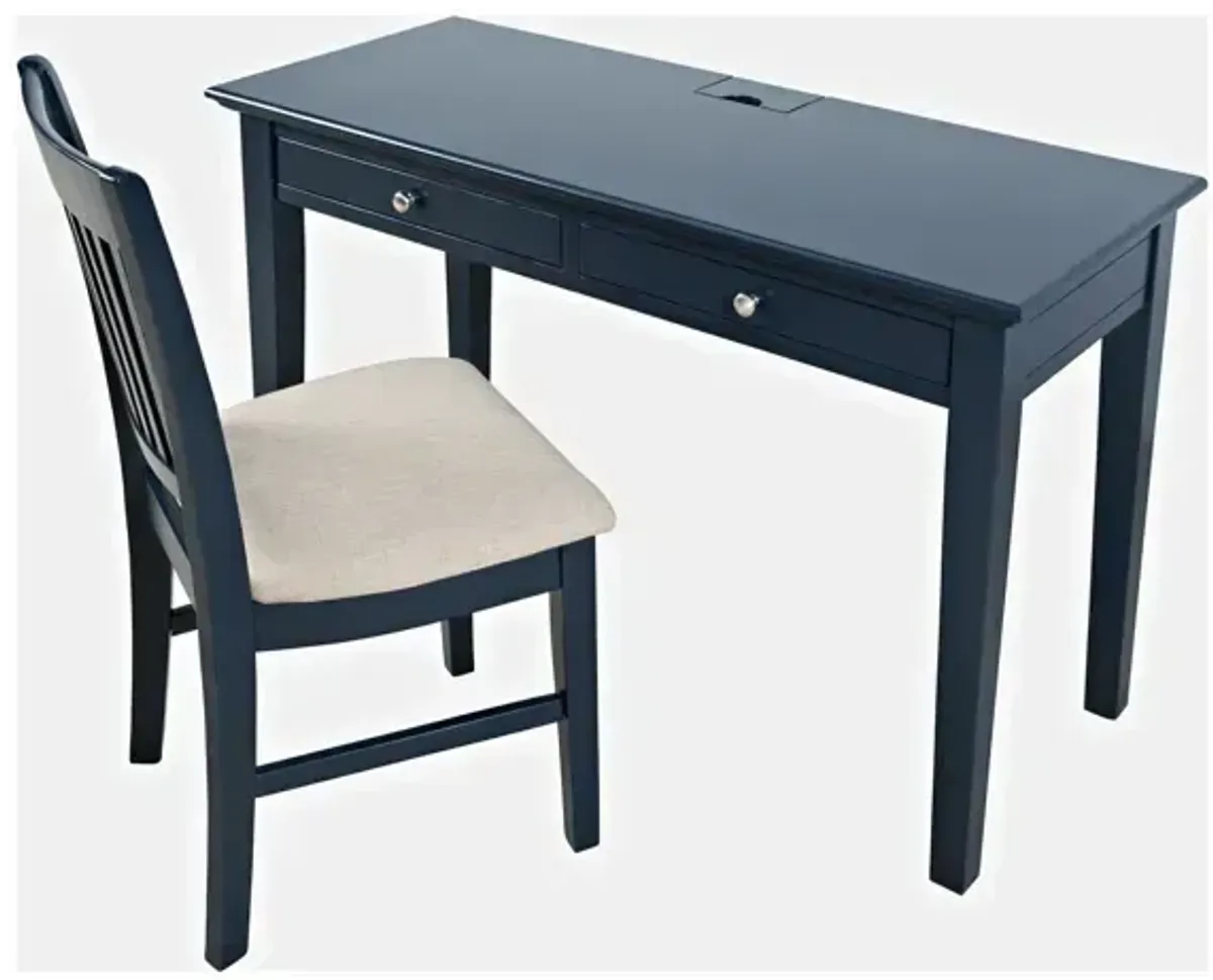 Craftsman Power Desk - Navy Blue