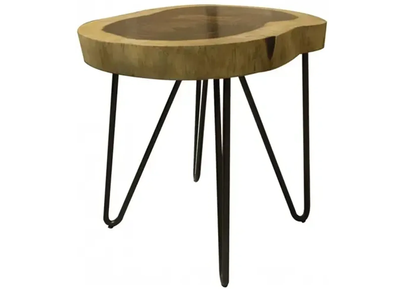 Vivo Authentic Live-Edge End Table