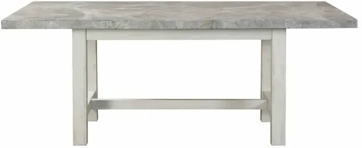 Canova 78" Gray Marble Top Dining Table