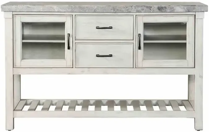 Canova Gray Marble Top Server