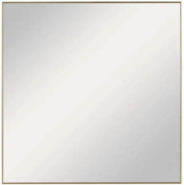 Alexo Gold Square Mirror