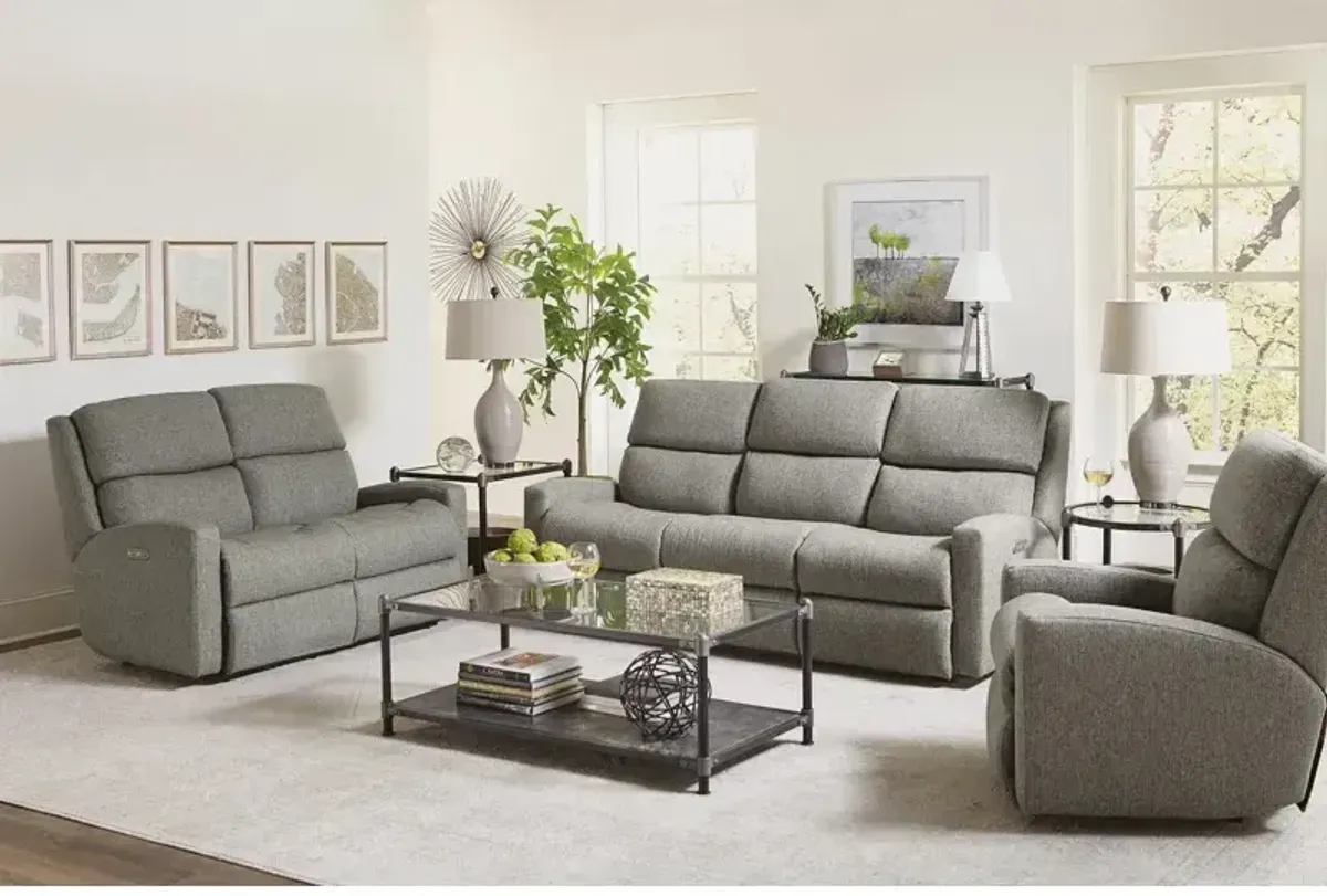 Catalina Fabric Power Reclining Sofa w/Power Headrest