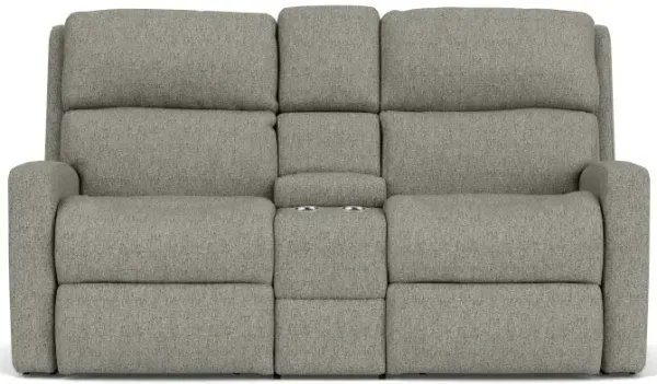 Catalina Power Reclining Loveseat w/Console & Power Headrests
