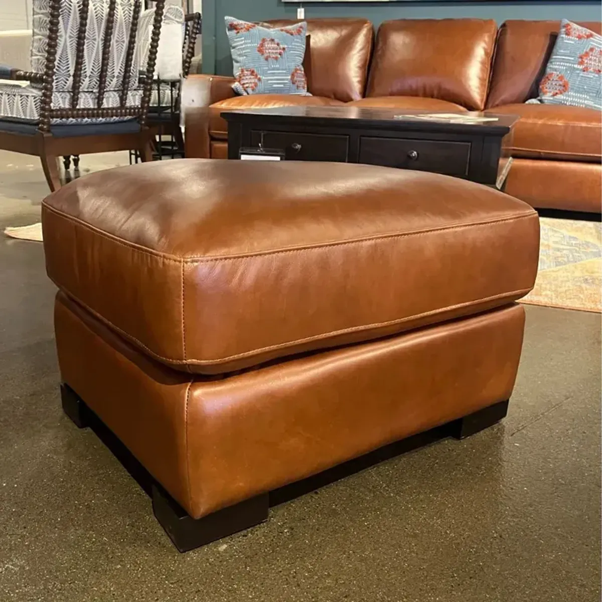 Chestnut Ottoman