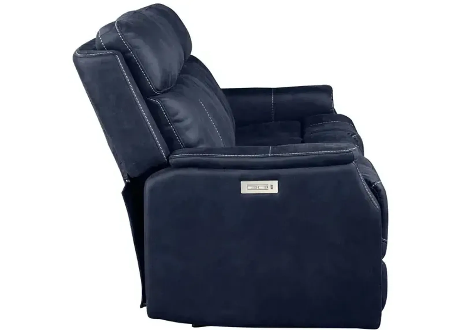 Valencia Dual-Power Reclining Sofa, Ocean Blue