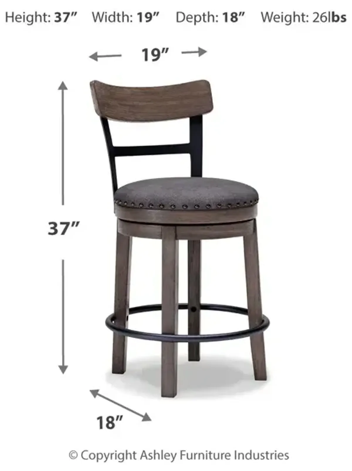 Caitbrook Counter Height Bar Stool