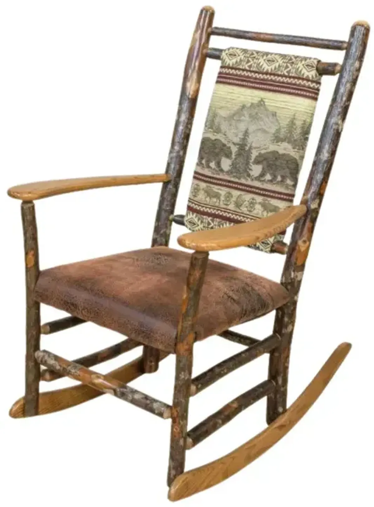 Hickory Medium Back Rocker