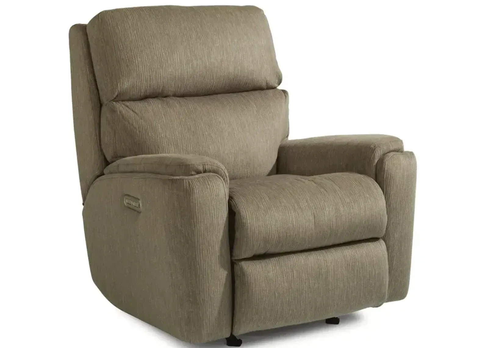 Rio Fabric Power Rocking Recliner with Power Headrest