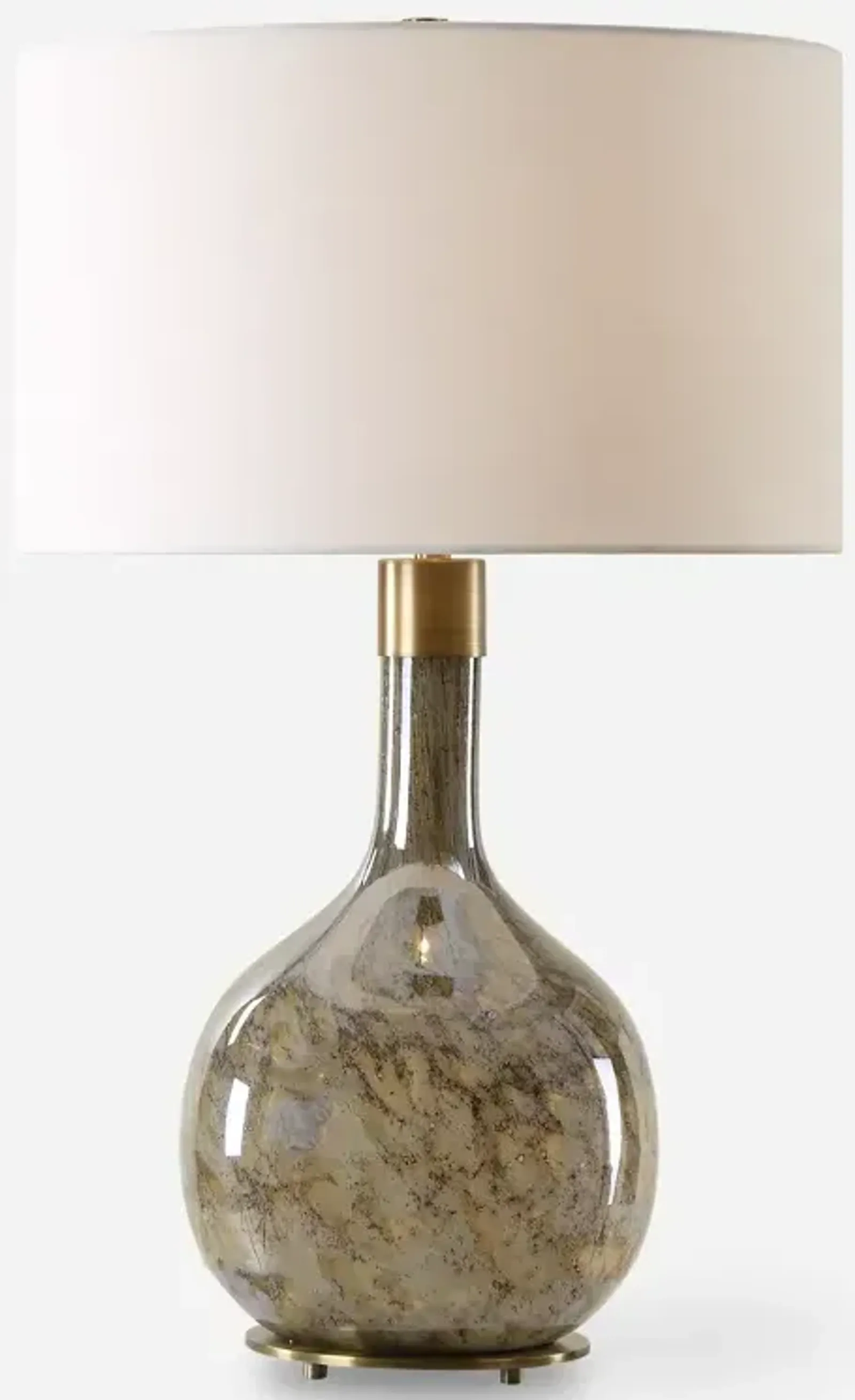 Rhine Brown Glass Table Lamp